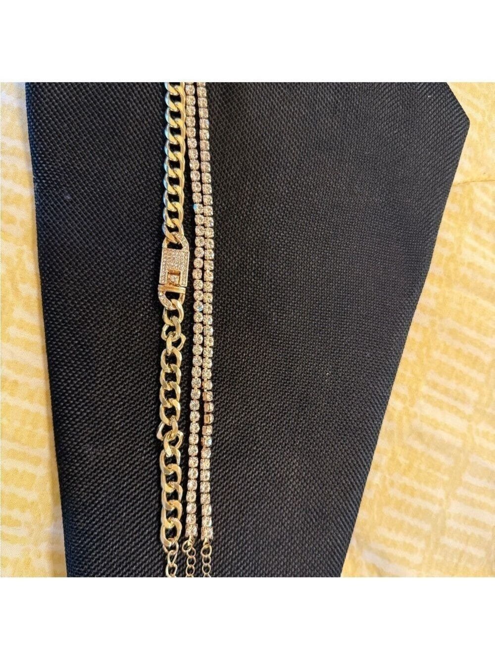 Gold and Silver 3pcs Chain Anklet set NWOT